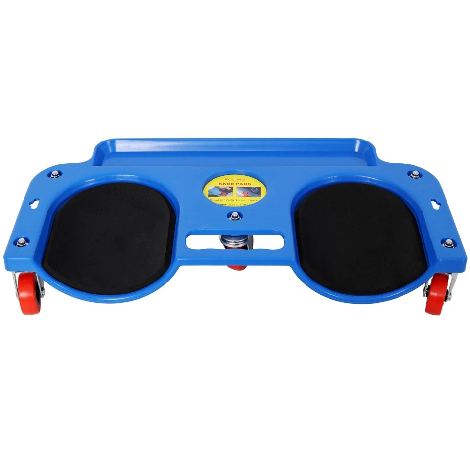 Blue Rolling Knee Creeper | 360° Turn Casters, Tool Tray, Durable Knee Pads - Image 2 of 4