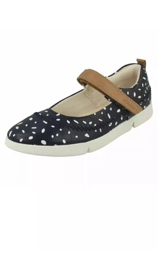 Scarpe Clarks casual con gancio e passante per bambini e ragazze Tri Molly 12 5 F