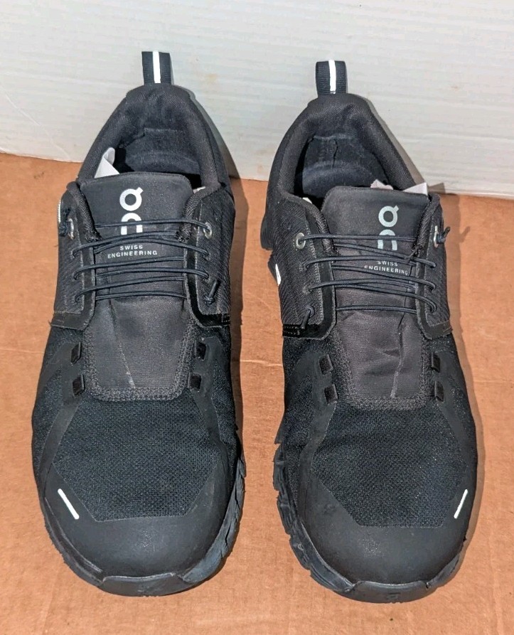 Size 11.5 - ON Cloud 5 Waterproof All Black for sale online | eBay