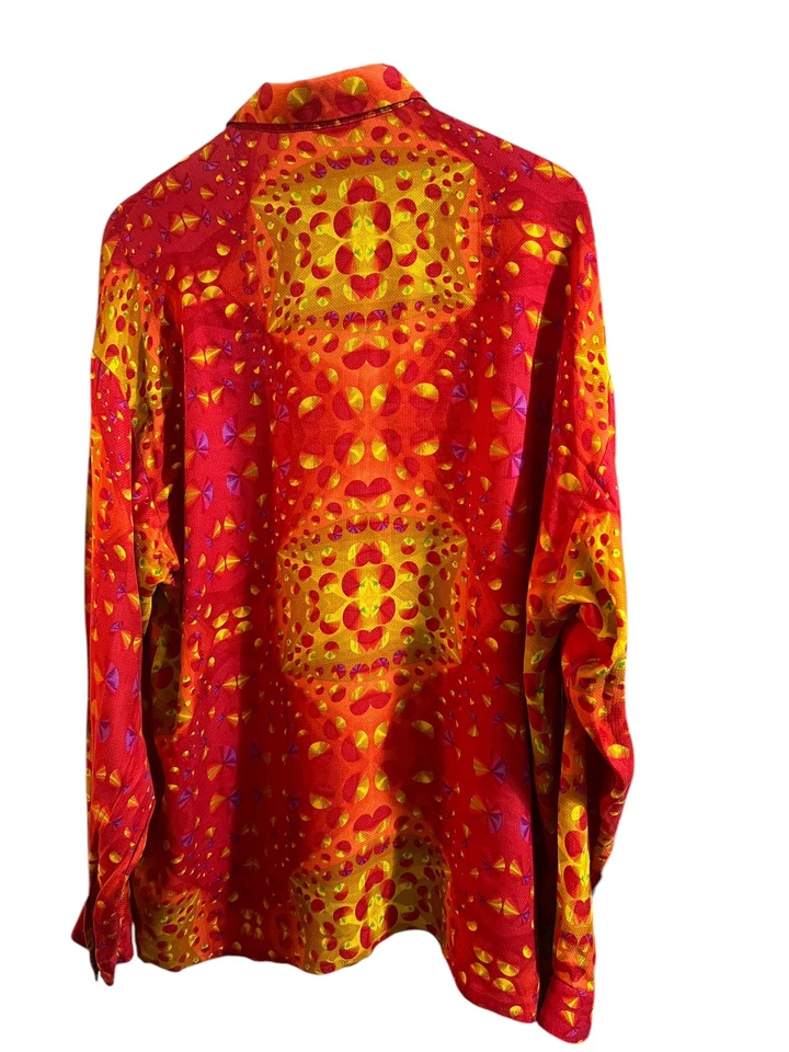 De Colección ESSoNEE Hombre Talla XL 100% Seda Multicolor Estampado Geométrico Foto 2 de 4