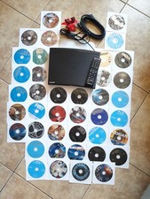 Samsung BD-J5100 Blu-Ray/DVD Player - Black WI-FI With Remote and 40 Blu-rays--