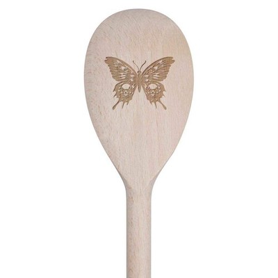 30 cm Kochlöffel ''Schmetterling mit Totenkopfflügeln'' aus Holz (SO00023110)