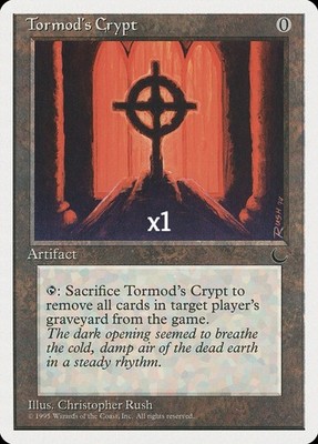 MTG Chronicles CHR Tormod's Crypt MINT