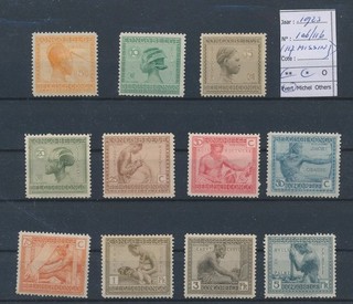 ML08032 Congo 1923 Belgium colonial stamps fine lot MH
