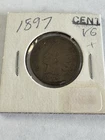 1897 Indian Head One Cent Penny - VG