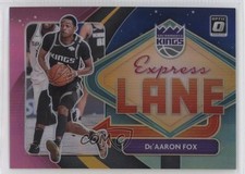 2020-21 Panini Donruss Optic Express Lane Pink Prizm 9/25 De'Aaron Fox #5 09j5