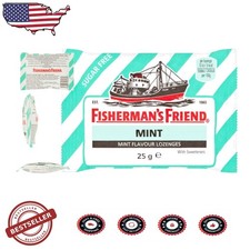 Sugar Free Mint Lozenges 24pk - Soothing Sore Throat Pain Cough Relief