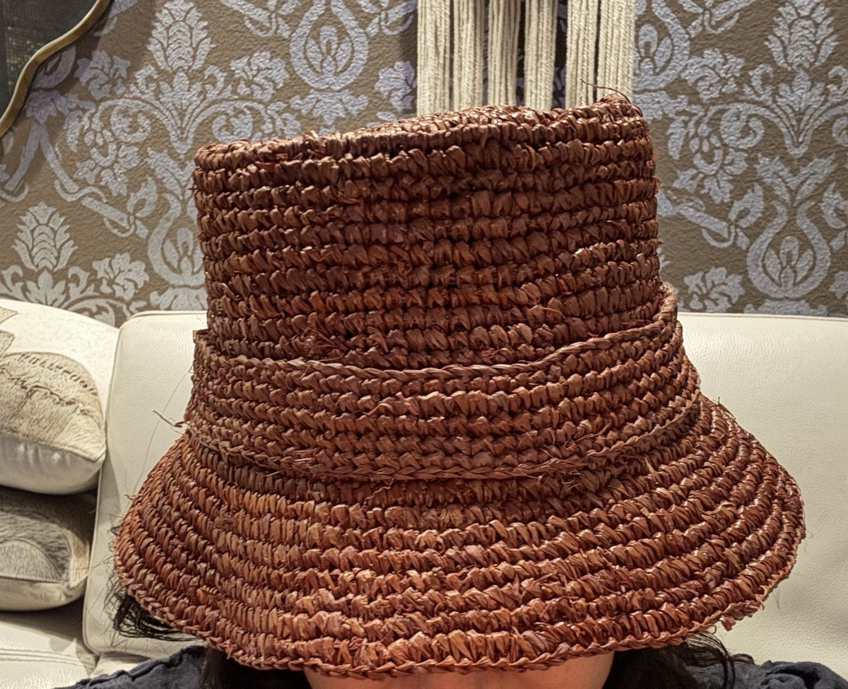 NWT Wyeth Raffia Bucket Hat Fina Raffia Bucket Hat in Natural, from Wyeth main image 2