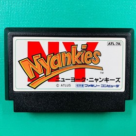 [Super rare box with manual and postcard] Famicom New York Nyankies NY Nyankies