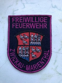 Ärmelabzeichen der FFW Zwickau Marienthal