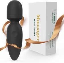 Mini Massager,Small Cordless Handheld Massager with 10 Quiet Vibration Modes