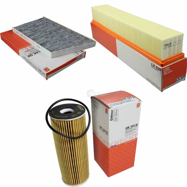 Mahle / Knecht Innenraumfilter LAK 129 Luftfilter LX 939 ÖLfilter OX 133D-image