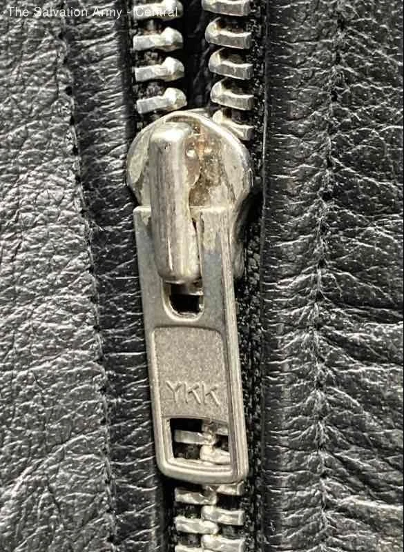 Milwaukee Mens Black Leather Long Sleeve Full-Zip Motorcycle Jacket Size Medium - Image 4 of 4