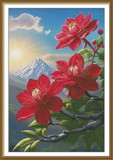 Creative Сross Stitch Embroidery Kit "Mountain beauty" Nova Sloboda