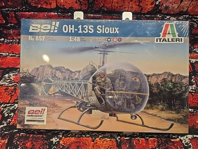 #ad #ad 1:48 Italeri Bell OH 13 Sioux Korean War Helicopter Model Kit 2820 NEW $44.99