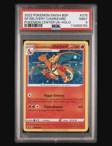 Pokémon Special Delivery Charizard SWSH075 PSA 9