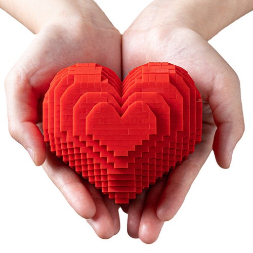 Love Building Block Toy Creative DIY Valentine's Day Confession Gift Assembling - Picture 6 of 10
