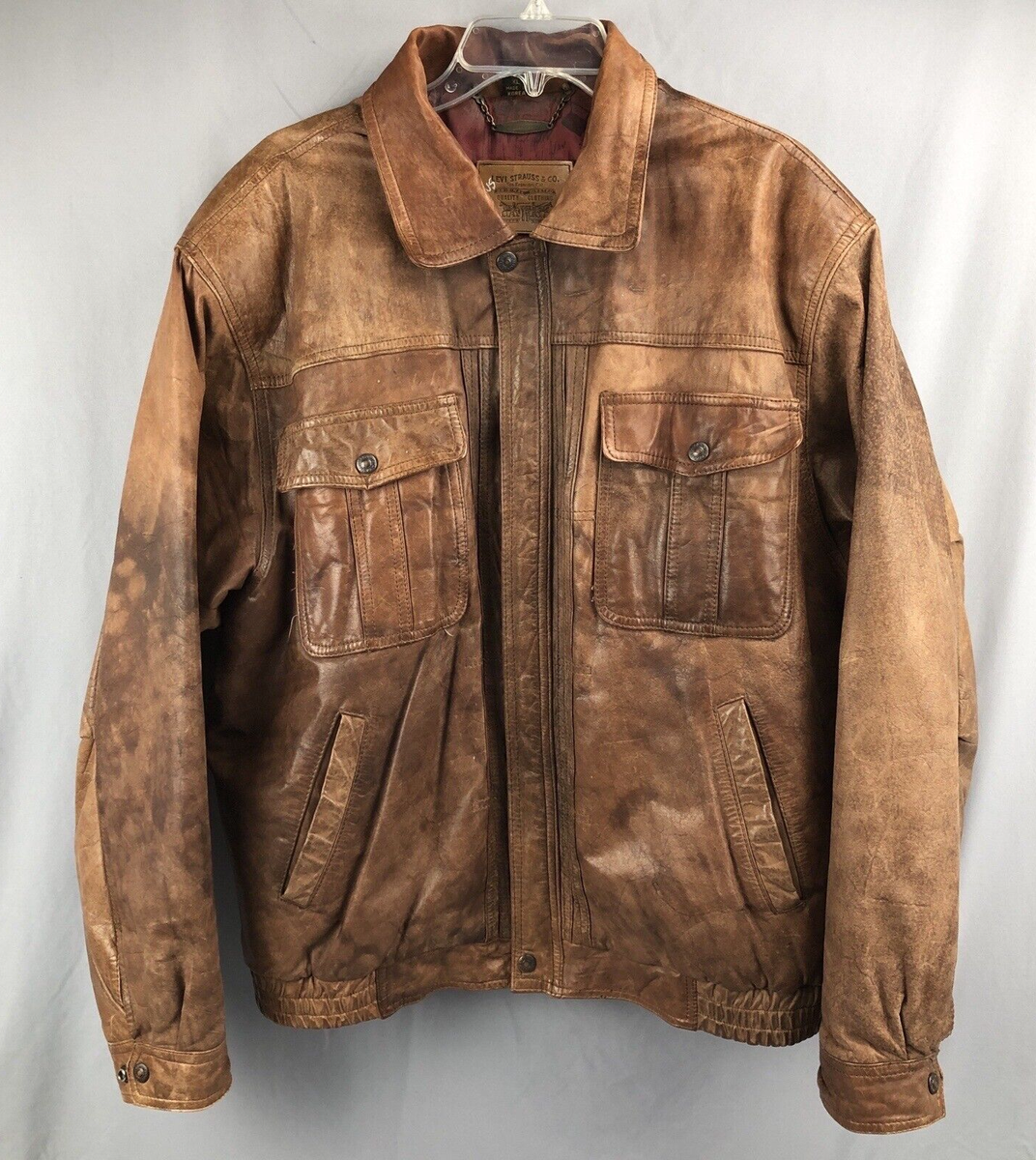 ジャケット・アウター Levi's 135th anniversary leather jacket Vintage Levi's 90s Women's Gunuine Leather Jacket Size M | eBay