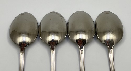 Spode Wallace Woodland Quail Floral Stainless Soup Spoon 6 3/4 4Pc Set - Picture 6 of 12