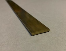 Image of 1" (25.4mm) x 1/8" (3.175mm) brass flat CZ121