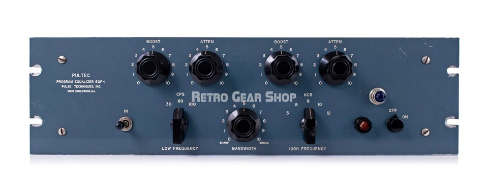 Pultec EQP-1 Program Equalizer Vintage Peerless Early Serial EQP1 1A Tube EQ - Image 2 of 4