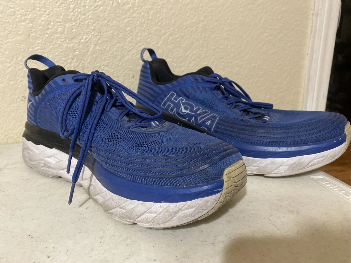 Hoka One Men\'s Navy Blue BONDI 6 (Wide) Hoka One One HOKA Bondi 6 Galaxy Blue for sale | eBay main image 3