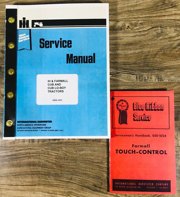 #ad International Farmall Cub and Cub Lo Boy Tractor Shop Service Set Repair Manual $24.97