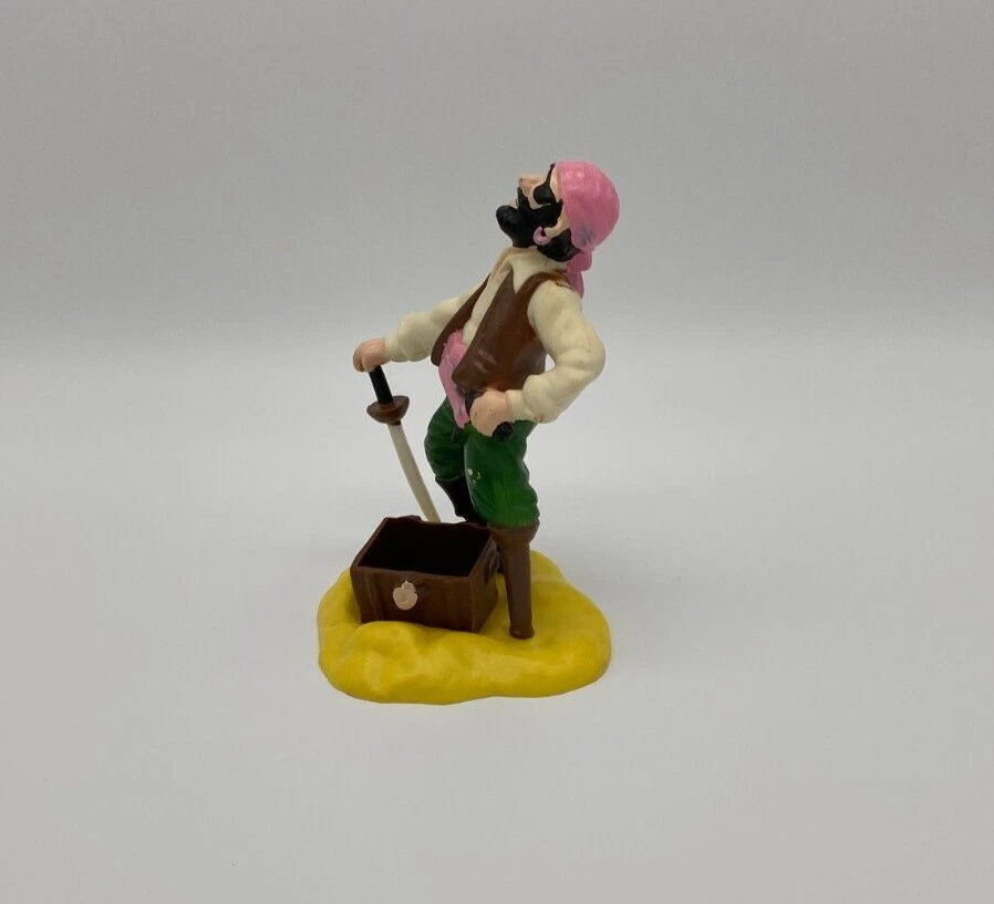 Figura de colección 1979 Wilton Pirate Treasure 5,5" Cake Topper Foto 4 de 4