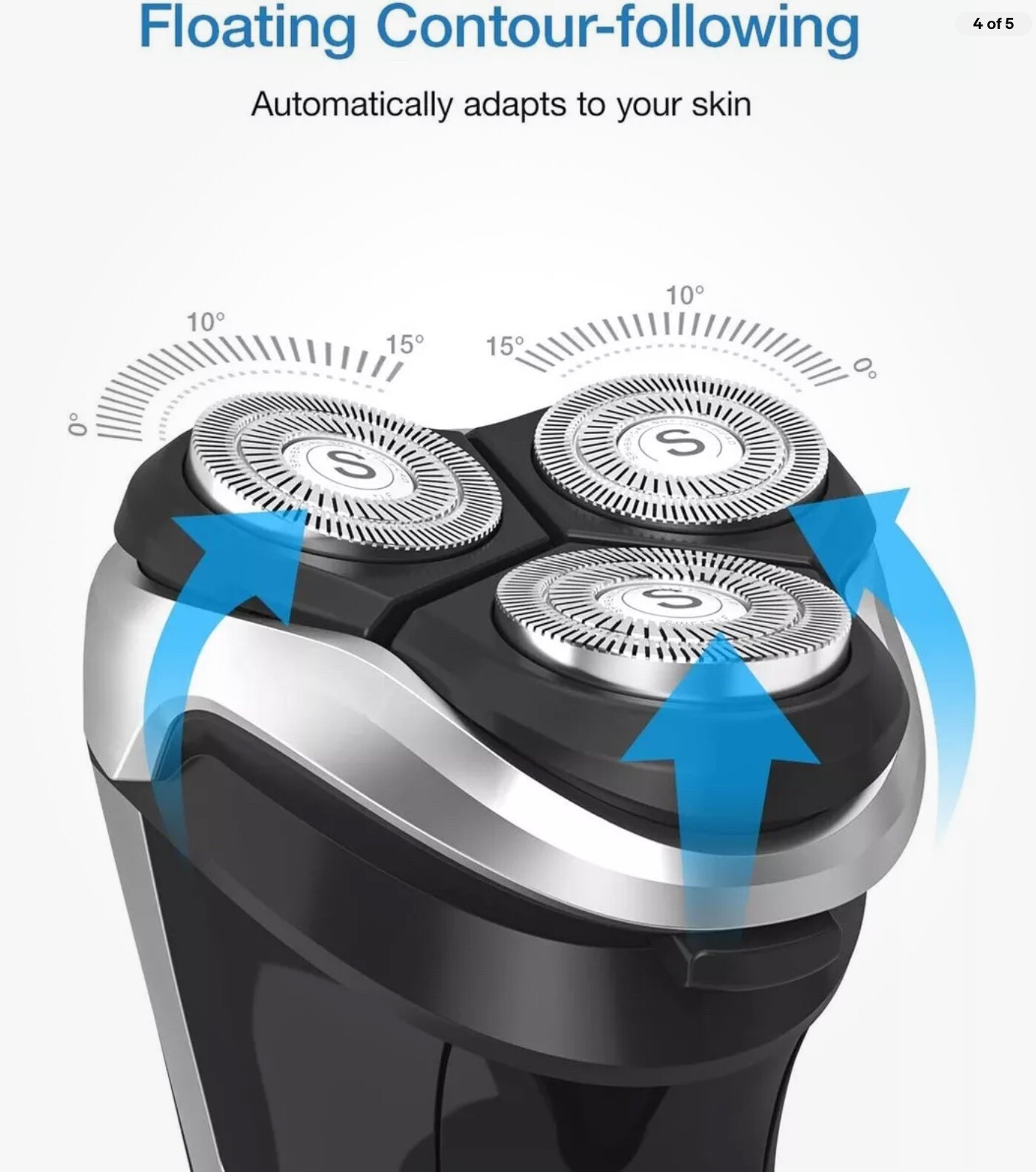 SweetLF Electric Shaver for Men Wet and Dry Waterproof Electric Razor