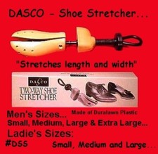 Men's MEDIUM Fits sizes 8-1/2 - 10  2 WAY Professional SHOE STRETCHER