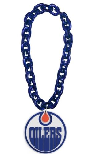 Edmonton Oilers NHL Fan Chain Necklace Foam 3 Colors! - Picture 1 of 1