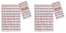 Set of 2 Christmas Reindeer Kitchen Tea Towel by CTW Home Collection