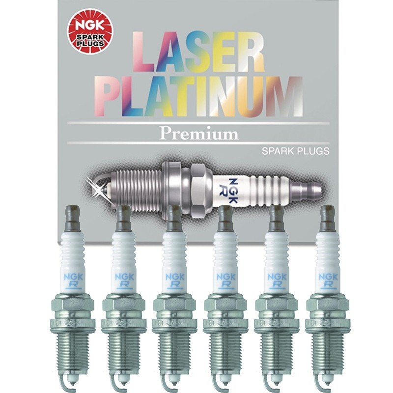 Genuine NGK Laser Platinum Spark Plug 6PCS for Acura CL MDX TL/ Mazda 626 MX-6