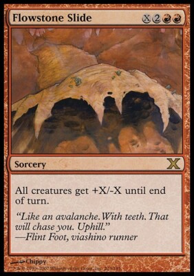 Flowstone Slide ~ Tenth Edition [ EX ] [ Magic MTG ]