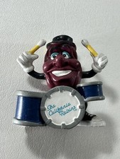1988 California Raisins Drums and Drummer Figure by Applause 3" Tall Vintage Toy