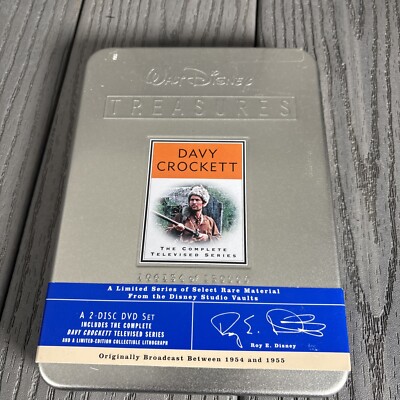 Walt Disney Treasures Davy Crockett Televised Series NEW DVD Tin #106154/150k
