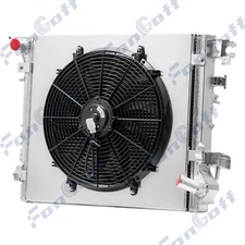 3 Row Radiator & Shroud Fan For 2018-2023 Jeep Wrangler JL Gladiator 3.0L 3.6L