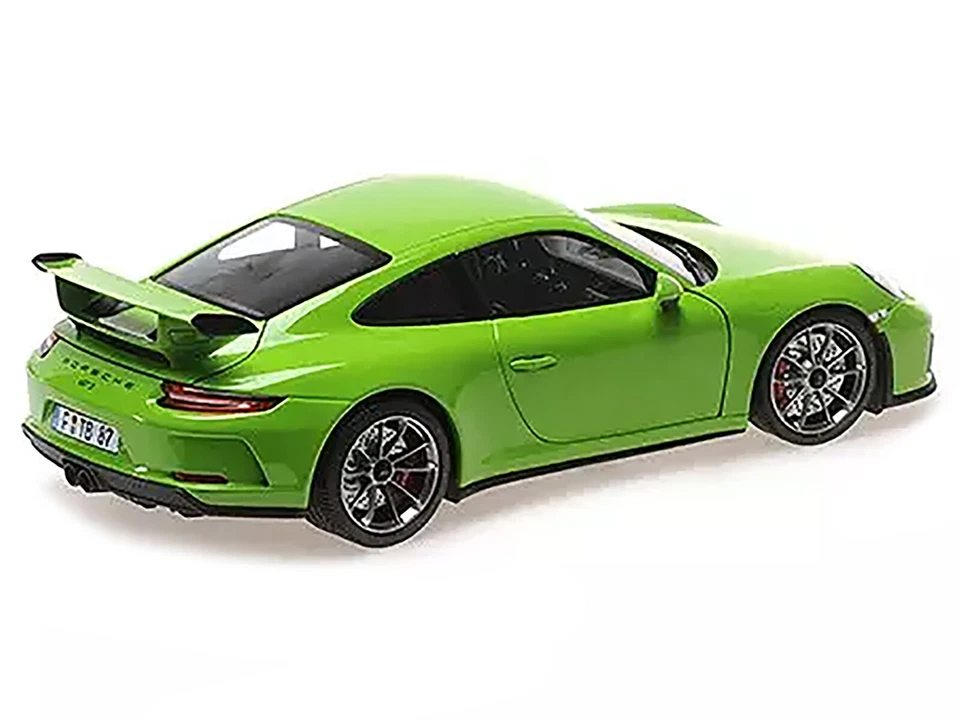 Porsche 911 GT3 2018 verde amarelo Shmee150 edição limitada para 438 peças 1/18 - Imagem 2 de 4