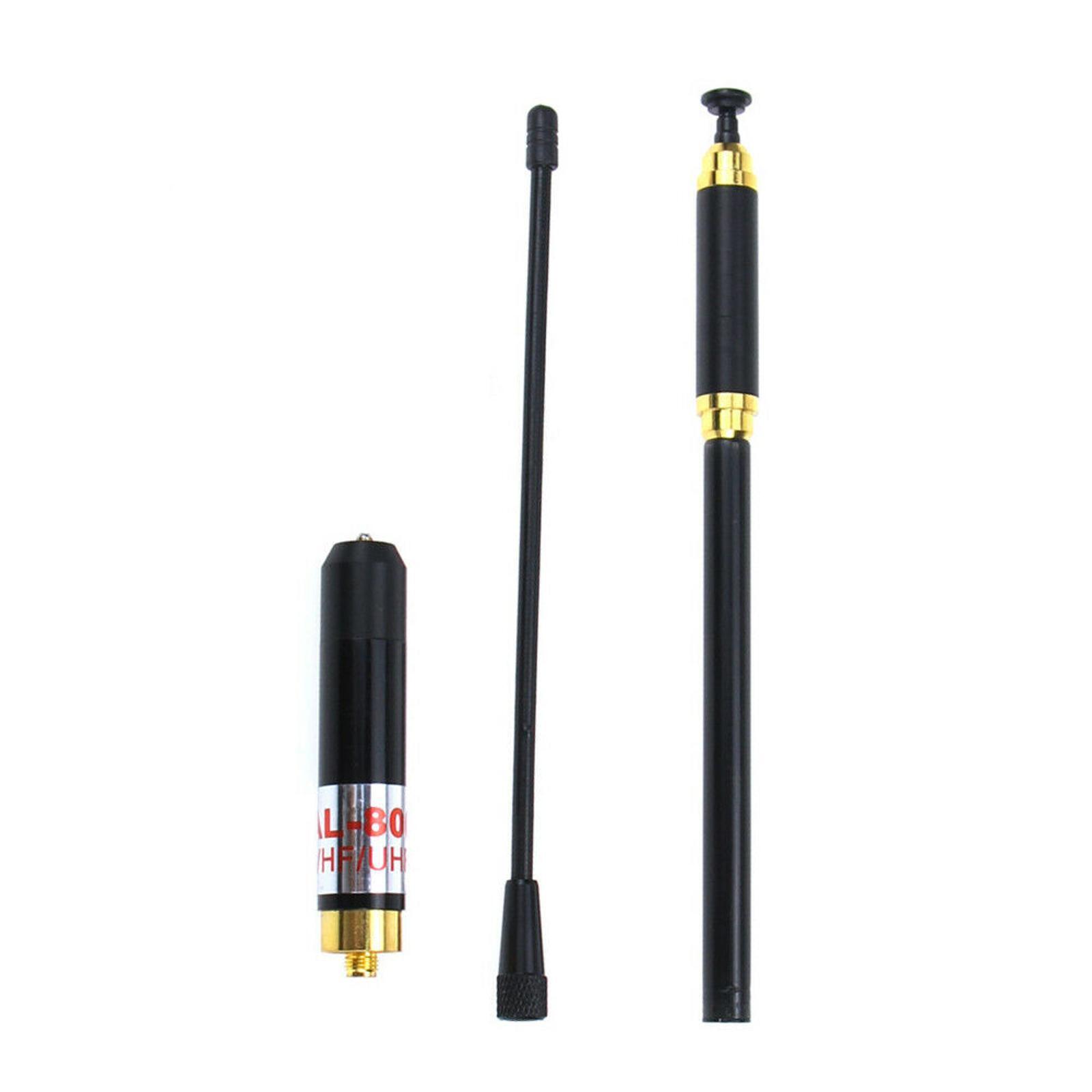 144/430MHz Telescopic 2-Band VHF UHF SMA-F Antenna For Kenwood TK-360 370 370G