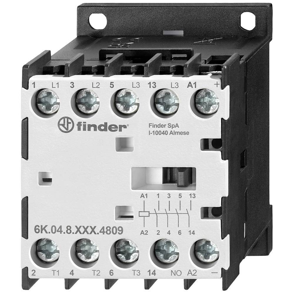 Finder 6K.04.8.230.4312 Relè industriale 4 NA 5.5 kW 230 V/AC 12 A 1 pz.