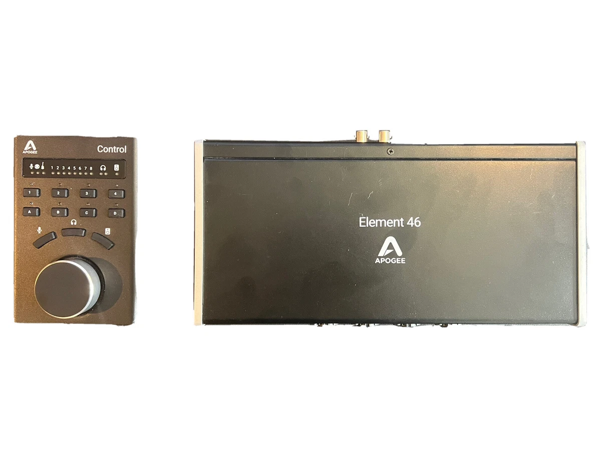Apogee Element 46 Thunderbolt + Apogee Controller (used & w.out power cable)