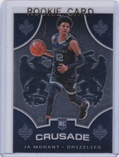 JA MORANT ROOKIE CARD 2019 Panini Crusade Basketball MEMPHIS GRIZZLIES NBA RC!