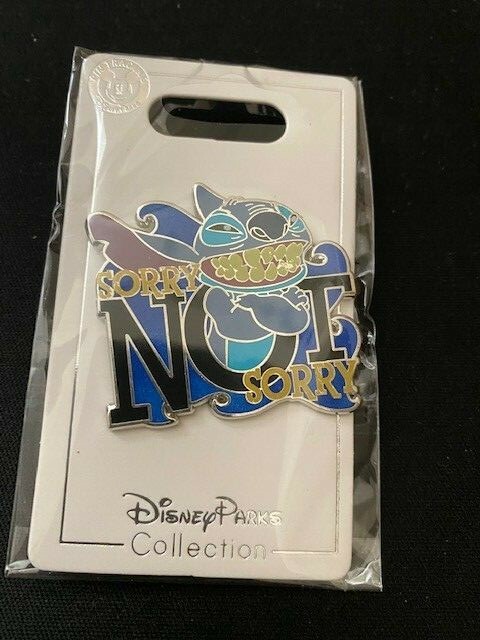 Stitch Disney Lilo Attitude Badge Pin