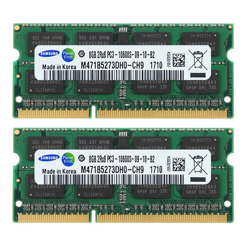 Samsung DDR3 32GB 16GB 8GB 4GB 1333 2Rx8 PC3-10600S SODIMM Laptop Memory RAM - Image 3 of 4