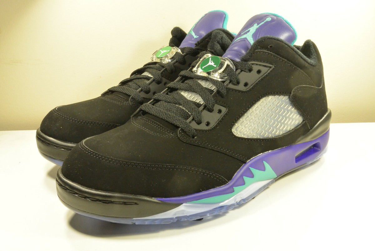 DS NIKE 2020 AIR JORDAN V GOLF CU4523-001 BLACK GRAPE 11 I DS NIKE 2020 AIR JORDAN V GOLF CU4523-001 BLACK GRAPE 11 I