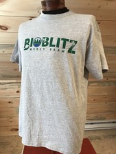 NEW Mercy Farm in Benson, Vermont BIOBLITZ T Shirt Men's size L Made in the USA
