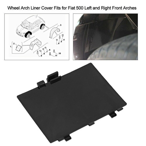 Car Wheel Arch Liner Cover Day Time Running Light Access 71752114 Fits 500 Hot` - Picture 11 of 12