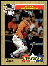 2022 Topps Oversized 1987 All-Star Box Topper Alex Bregman Houston Astros