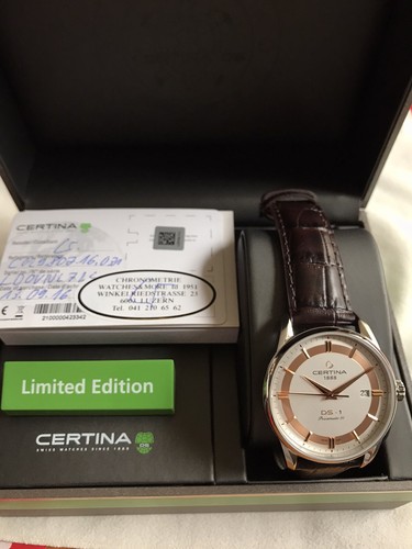 Certina 1888 DS-1 Edizione Limitata Orologio Uomo | eBay