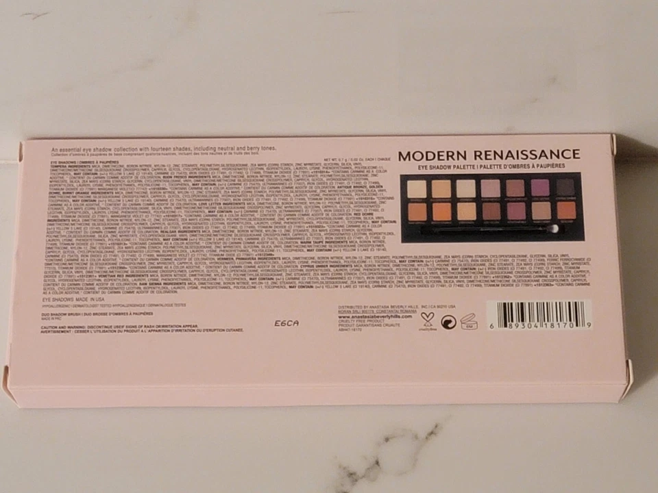 G1N with box Anastasia Beverly Hills Modern Renaissance Eyeshadow Palette in Bo - Image 3 of 3